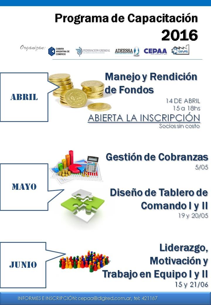 Nuevos Cursos de Capacitación en la CAFyPEL