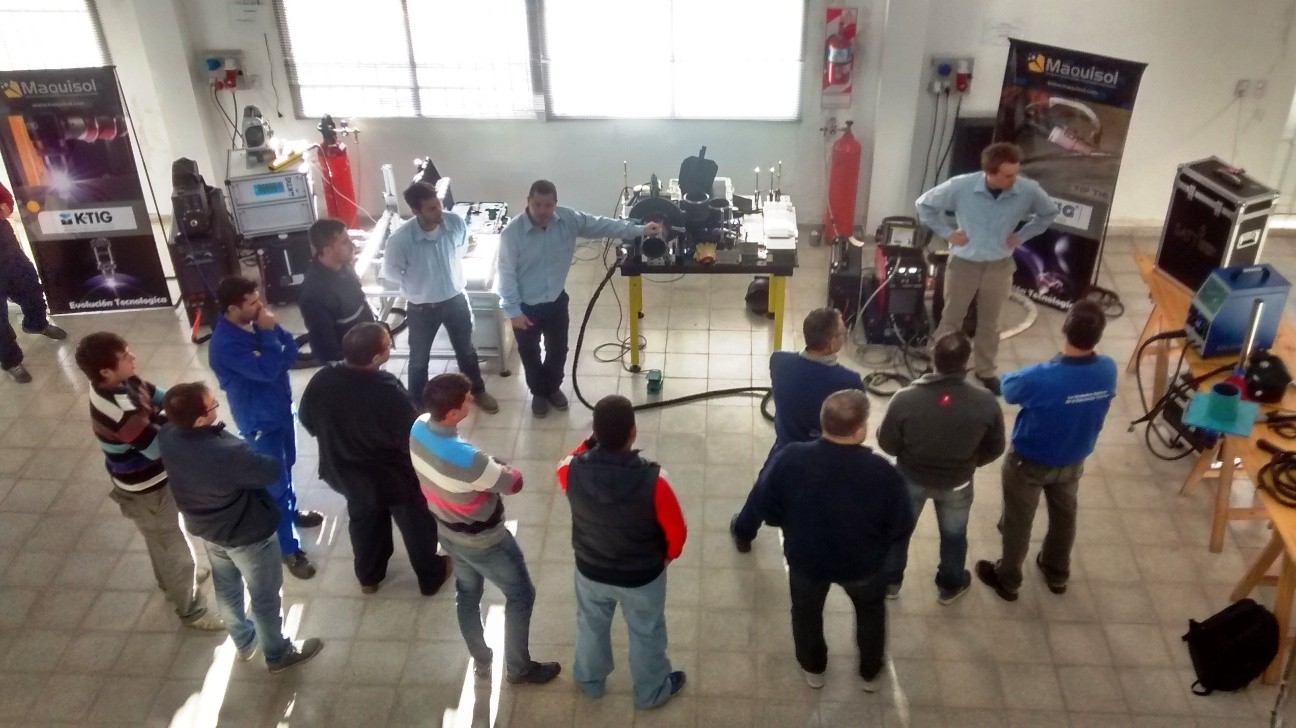 CAFyPEL y una demostración práctica de novedosos procesos de soldadura