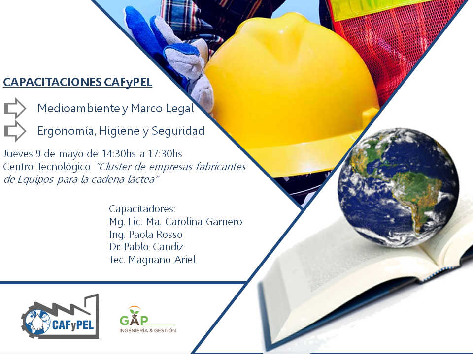 Capacitaciones 2019: Medioambiente y marco legal - Ergonomía, Higiene y Seguridad