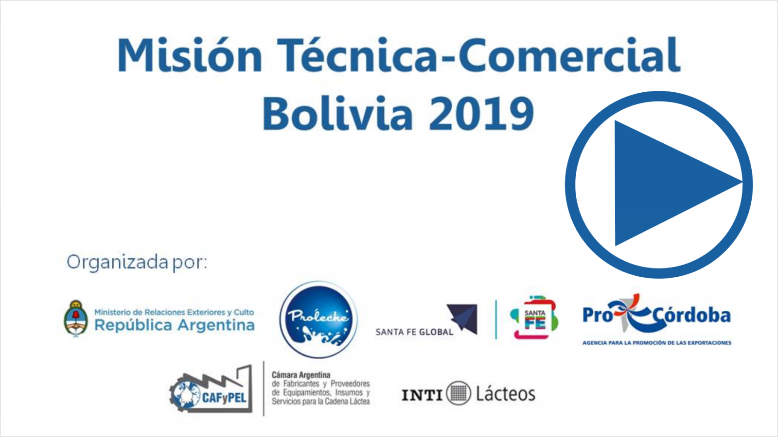 Misión Tecnica-Comercial a Bolivia