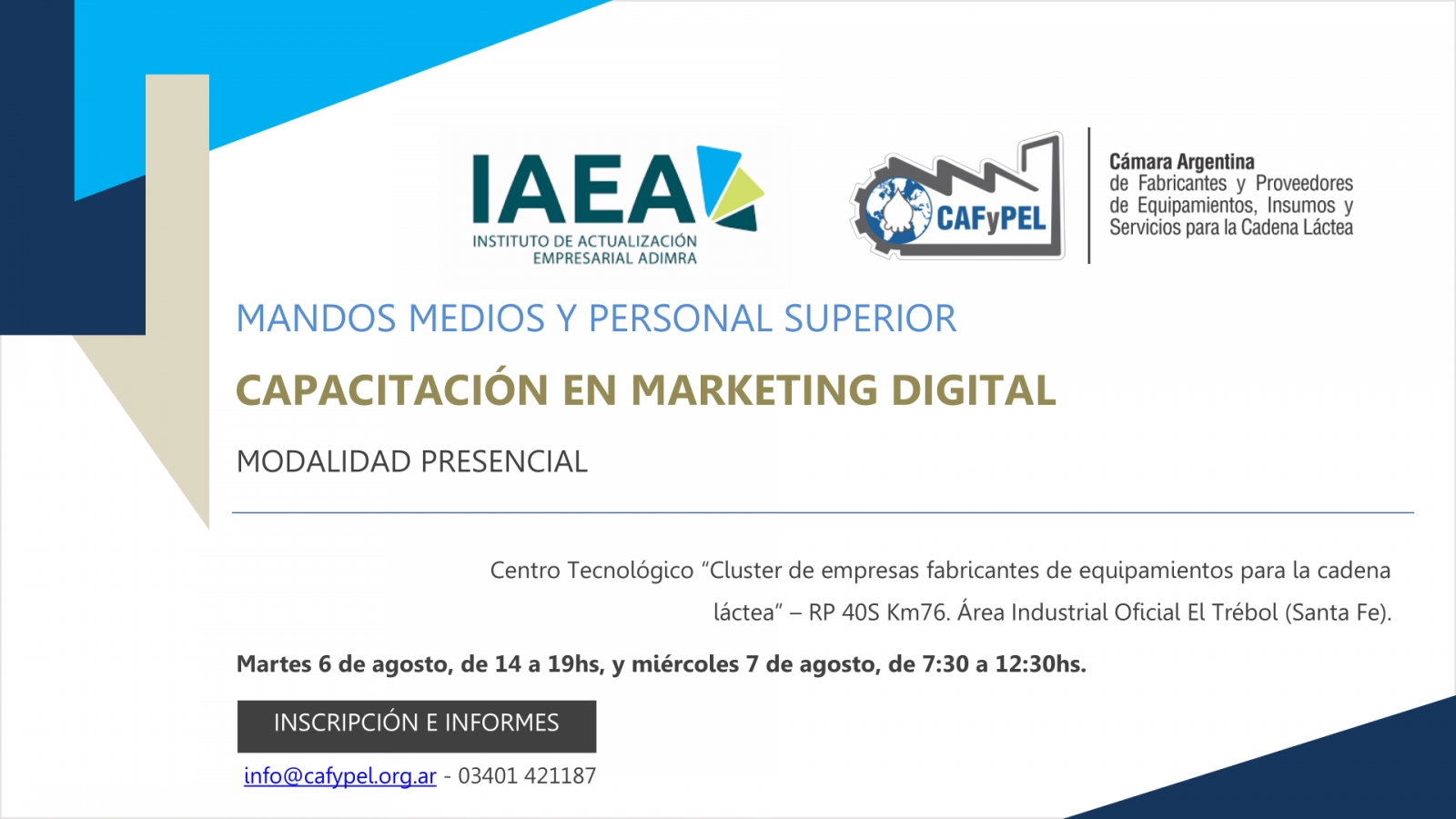 Capacitaciones 2019: Marketing Digital
