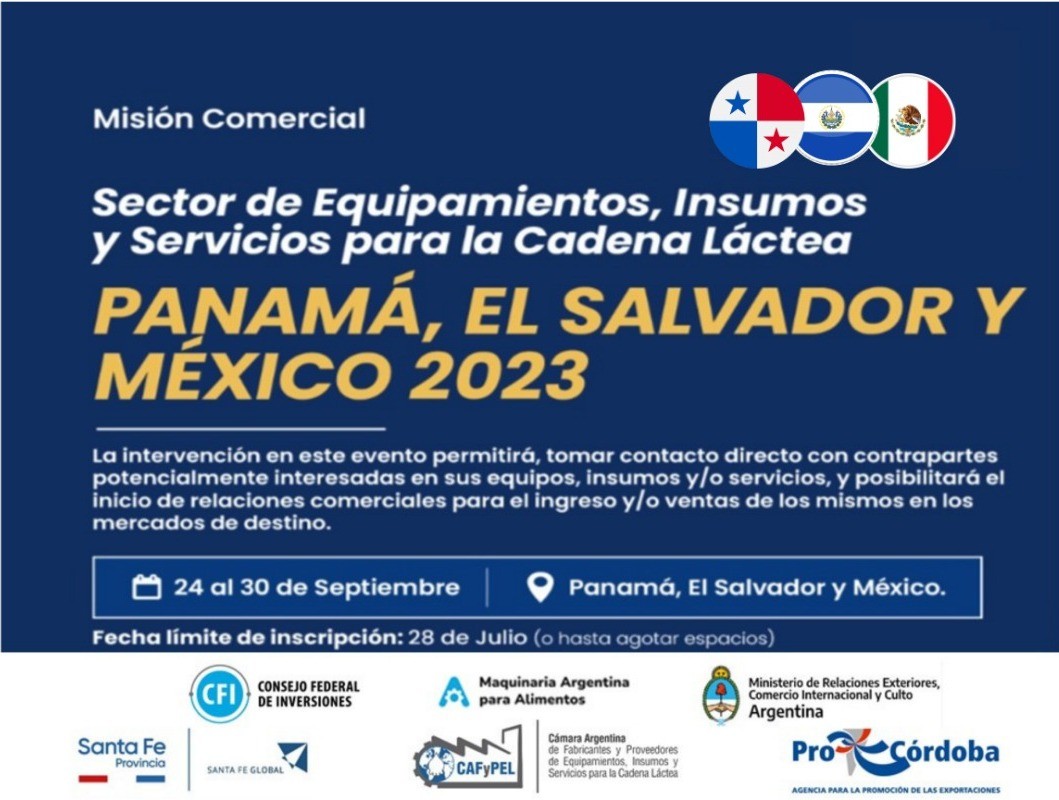 CONVOCATORIA: Misión Comercial a Panamá, En Salvador y Mexico