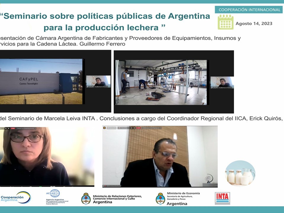 Expusimos en el Seminario sobre políticas publicas de Argentina para la producción lechera