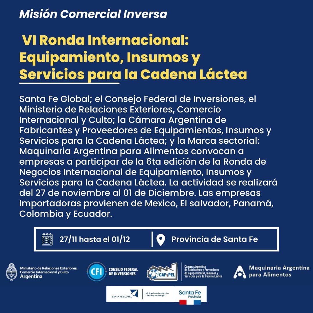 VI Misión Comercial Inversa de CAFyPEL