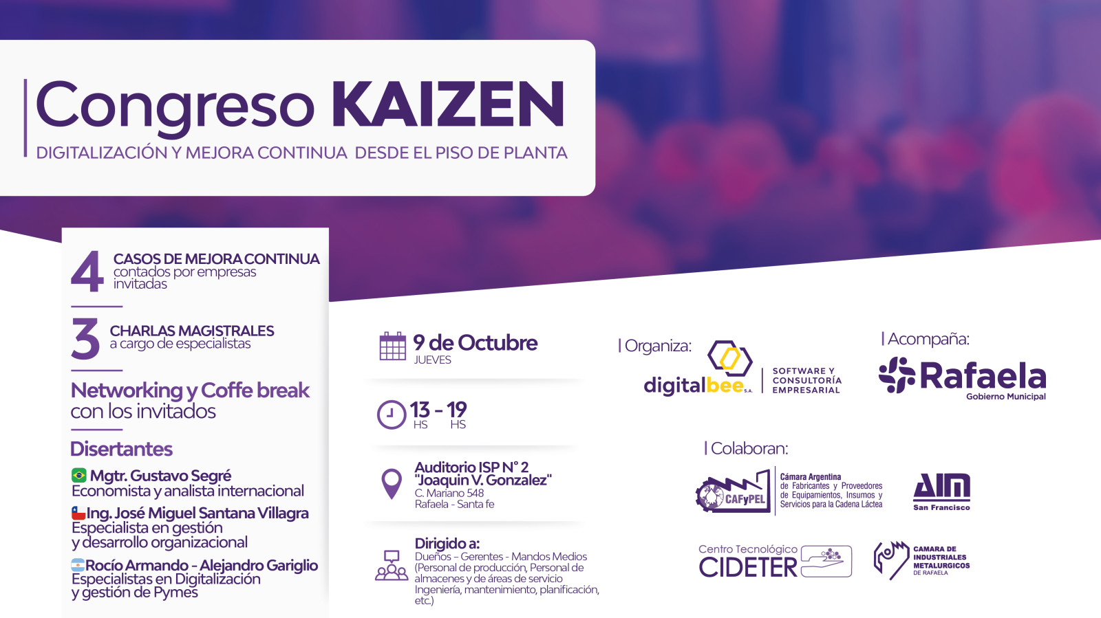 Congreso Kaizen en Rafaela