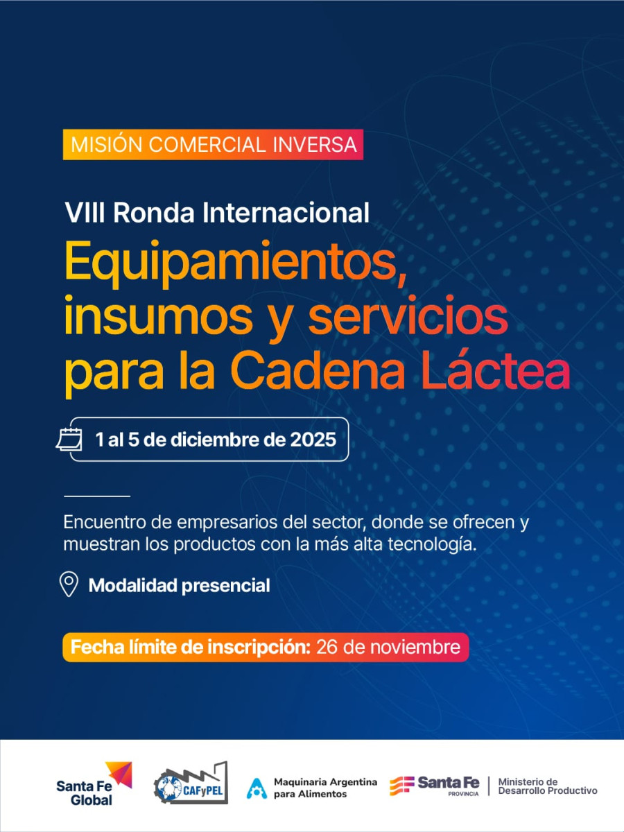 VIII Ronda de Negocios Internacional de Equipamiento, Insumos y Servicios para la Cadena Láctea