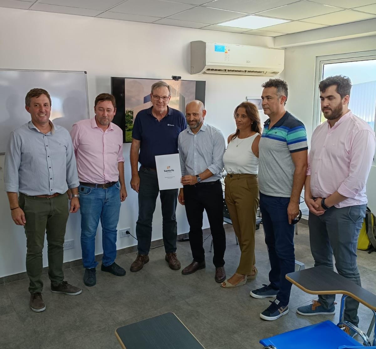 Recibimos la visita del Ministro de Desarrollo Productivo de la Prov. de Santa Fe.