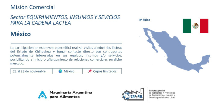 📣 Convocatoria: Misión Comercial a México