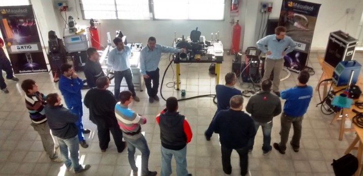 CAFyPEL y una demostración práctica de novedosos procesos de soldadura