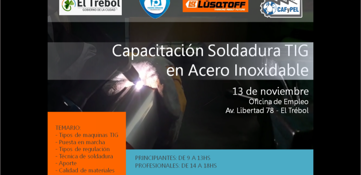 CAFyPEL y una demostración práctica sobre procesos de soldadura TIG