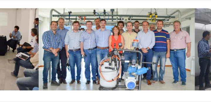 La Ministra de la Producción, C.P. Alicia Ciciliani, el Secretario de Industria, Lic. Carlos Pighín, e integrantes del Equipo del Ministerio de Ciencia, Tecnología e Innovación de la Provincia de Santa Fe, se reunieron con los asociados de la CAFyPEL y recorrieron su Centro Tecnológico