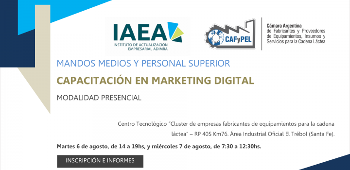 Capacitaciones 2019: Marketing Digital
