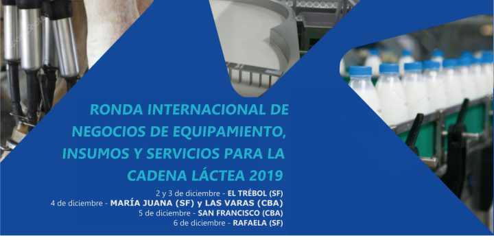 Convocatoria: Ronda Internacional de Negocios de Equipamientos, Insumos y Servicios para la Cadena Láctea 2019