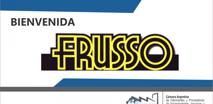 Bienvenida FRUSSO MÁQUINAS EMBOTELLADORAS SRL