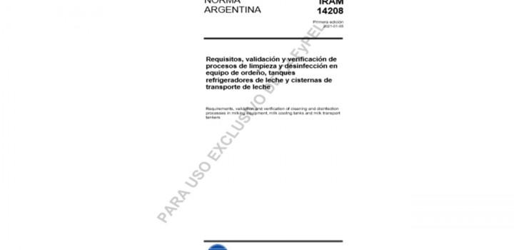 Se publicó la Norma IRAM 14208