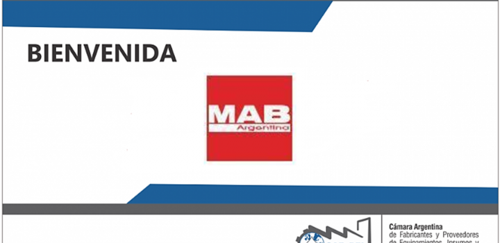 Bienvenida MAB ARGENTINA S.R.L.