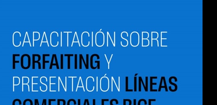 Capacitación: FORFAITING Y BANCOS CALIFICADOS - BICE