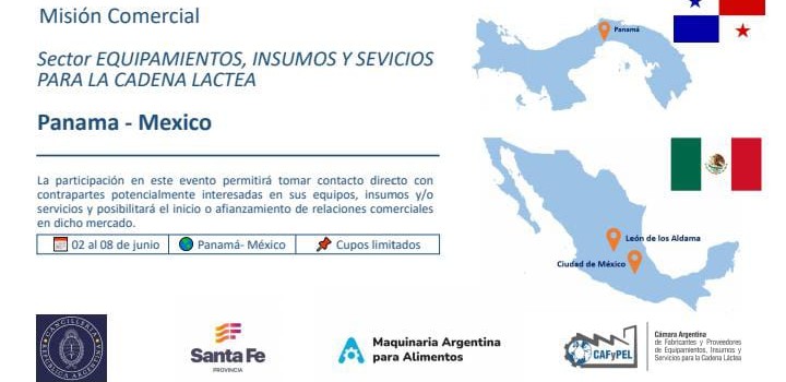 CONVOCATORIA: Mision Comercial a Panama y Mexico.
