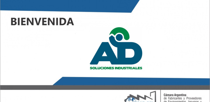 Bienvenida A & D SOLUCIONES INDUSTRIALES S.R.L.