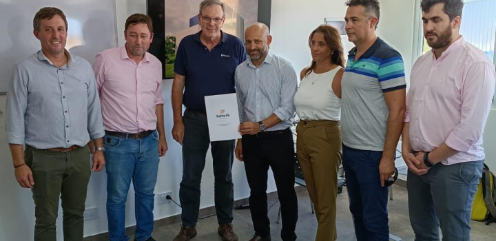 Recibimos la visita del Ministro de Desarrollo Productivo de la Prov. de Santa Fe.